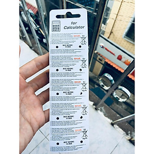 10 Viên Pin Maxell AG10 LR1130 LR54 Cúc Áo 1,5V Nhật Bản