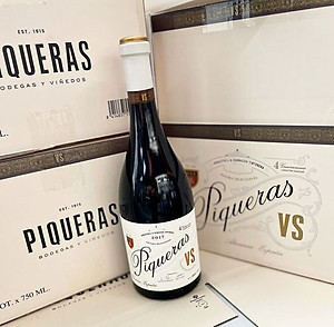 Rượu vang Organic Piqueras VS Monastrell & Garnacha Tintorera (Spain) kèm túi hộp,đồ khui