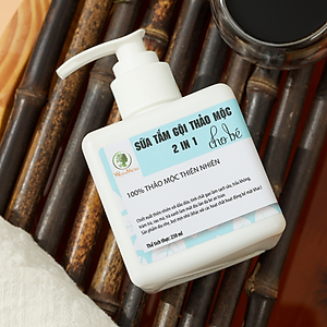 Sữa tắm gội thảo mộc cho bé Wonmom 250ml