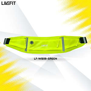 Đai chạy bộ, Túi đeo hông chạy bộ LiveFit cao cấp - Running Belt - WB09