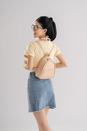 Balo Yuumy ( Thời trang nữ cỡ trung phong cách - Balo da Seasand YBA100 )