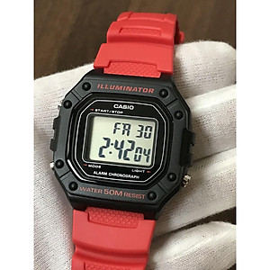 Đồng hồ nam dây nhựa Casio W-218H-4BVDF