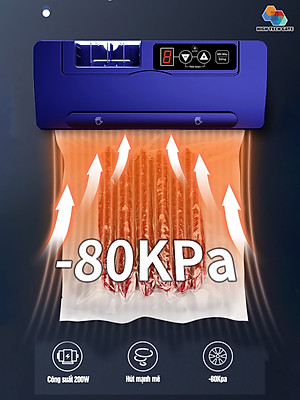 Máy Hút Chân Không Thực Phẩm TT68 Không Kén Túi, Ép Chân Không Khô và Ướt, Hàng Chính Hãng