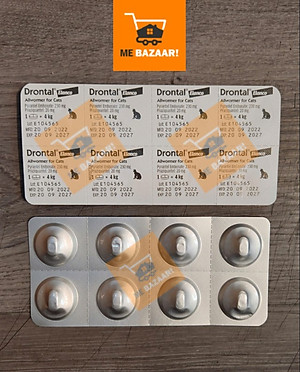 [1 Viên] Xổ Giun Drontal Cho Mèo ELANCO Drontal Cat
