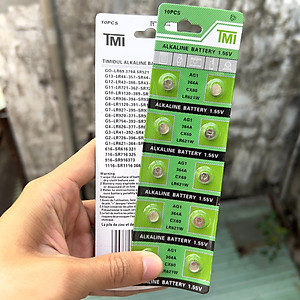 Combo 2 Vỉ 20 viên Pin Đồng Hồ Đeo Tay AG1 / LR621 / 364 / SR621 / 164