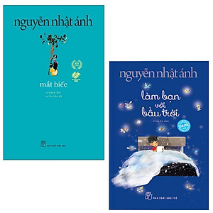 Combo Truyện Dài: Mắt Biếc + Làm Bạn Với Bầu Trời (Bộ 2 Cuốn Sách Mới Nhất Của Nguyễn Nhật Ánh - Tặng Kèm Bookmark Green Life)