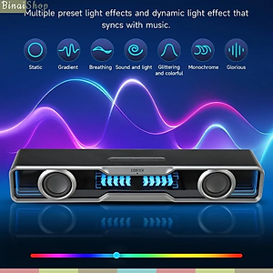 Edifier QS30 - Loa Máy Tính, Kết Nối Bluetooth V5.4 Và USB-A, Micro Tích Hợp, Công Suất 2,5W+2,5W, Hiệu Ứng Ánh Sáng - Hàng chính hãng