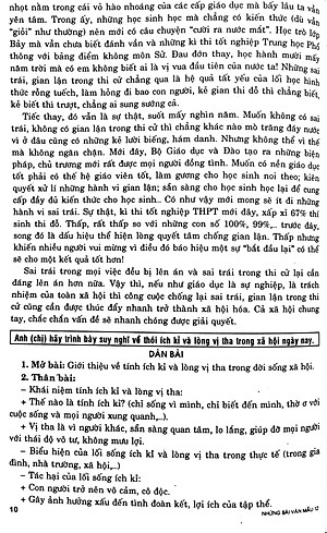 Sách Những Bài Văn Mẫu 12