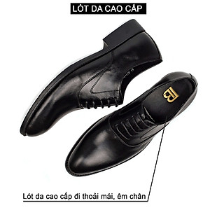 Giày da nam, giày oxford công sở Bụi Leather G104 - Da bò Nappa cao cấp - Bảo hành 12 tháng