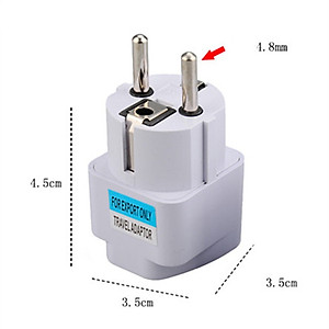 Đầu Chuyển Chấu | Chuyển đổi phích cắm 2 chân - 3 chân (nhiều tiêu chuẩn)