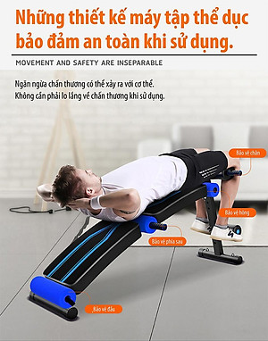 BG Ghế tập bụng ALL MODEL - Máy tập thể dục, thể hình, tập gym đa năng phù hợp cho cả nam và nữ