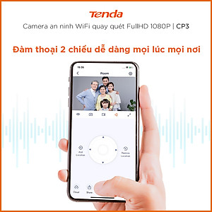 Camera IP Wifi Tenda CP3 Full HD 1080P 360° - Hàng Chính Hãng