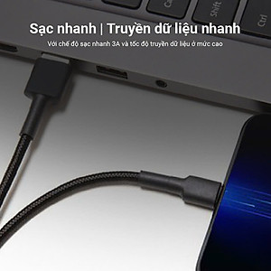 Cáp Sạc Xiaomi Mi Braided USB Type-C Cable 100cm - Hàng Chính Hãng
