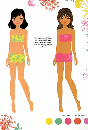 Sách Dán Hình Sáng Tạo Trang Phục Búp Bê - Nhà Thiết Kế Thời Trang