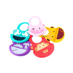 Yếm silicon ăn dặm cho bé Marcus & Marcus, từ 6 tháng