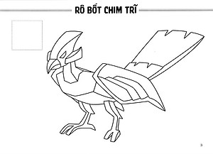 Sách Tô Màu - Thế Giới Rô Bốt Và Xe Cộ: Rô Bốt Thú