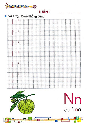 Sách Tập Tô Nét Cơ Bản (Dành Cho Bé Chuẩn Bị Vào Lớp Một)