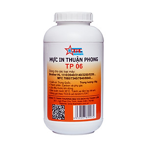 Bộ 5 Chai Mực đổ Thuận Phong TP06 dùng cho máy in Brother / Xerox - Hàng Chính Hãng