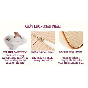 Gối tựa lưng xe hơi, ô tô cao cấp chất liệu 100% cao su non - 2 màu: Đen và Ghi - Mã: B01
