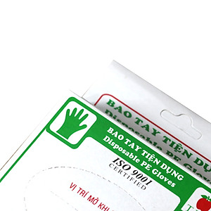 Găng tay xốp 100 cái/hộp THP Tuyền Hưng  Phú - Hàng chĩnh hãng