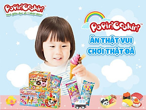 Combo 3 hộp kẹo Popin Cookin đồ chơi sáng tạo ăn được : Sushi + 2 hộp kẹo tự chọn chính hãng