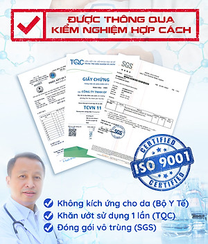 Combo 6+4 khăn ướt làm sạch tinh khiết dành cho bé Oma&Baby với công thức chlorhexidine DIgluconate kháng khuẩn an toàn dịu nhẹ (6 gói 85pcs+4 gói 25pcs)