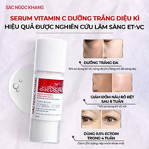 Tinh chất Serum C thế hệ mới Sắc Ngọc Khang 30ml giúp dưỡng trắng, mờ thâm nám, ngừa nếp nhăn