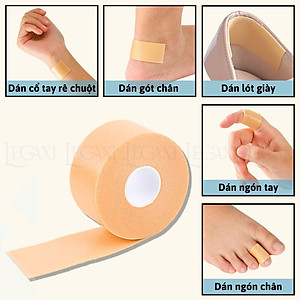 Băng keo dán giày cao gót 4.4 mét guốc Chống nước Thoáng khí Dán gót Bảo vệ chân Tiện dụng Legaxi