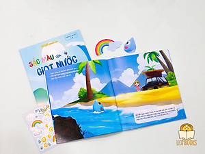 Cuốn Sắc Màu Của Giọt Nước (Chủ đề Thế giới quanh em) - Sách Truyện Cho Bé Khám Phá Khoa Học Và Giúp Con Tự Tin Hơn (Tặng Kèm Sticker - Dành Cho Bé 1-3 4-6 Tuổi)