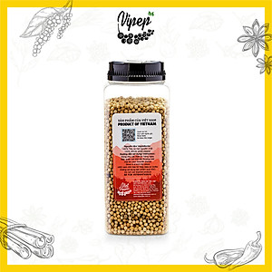 Tiêu Sọ Hạt Tự Nhiên Vipep Hũ Nhựa 500g