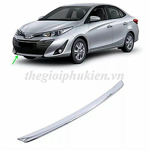 Ốp cản trước Toyota Vios 2019 mạ Crom cao cấp