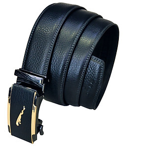 Thắt lưng nam,dây nịt nam HÀ NAM da bò thật khóa tự động TLNA2032