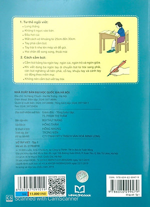 Sách Vở Tập Viết (Tập 1)