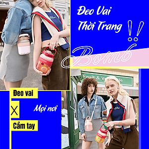 Máy xay sinh tố cầm tay, detox, không dây morphy richards MR9805 có ống hút, mini gọn nhẹ, dung tích lớn 1000ml, hàng chính hãng