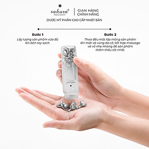 Serum dưỡng trắng da chống lão hóa tinh chất nhau thai cừu Sakura Placenta COQ10 serum xuất xứ Nhật Bản 40 viên
