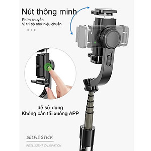 GẬY SELFIE GIMBAL - GẬY CHỤP HÌNH  TAY CẦM CHỐNG RUNG ĐIỆN TỬ Gimbal L08. GẬY Selfie CÓ Bluetooth-GIÁ ĐỠ 3 CHÂN
