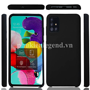 Ốp Lưng  Dành Cho Samsung Galaxy A71 Silicone Dẻo Lót Nhung Nỉ Chống Sốc chống bẩn hạn chế bám vân tay - Hàng chính hãng