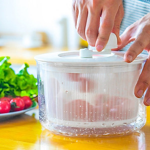 Rổ quay rau Nhật Bản Pearl Metal (2.7L/ 4.45L/ 6.6L) - Hàng nội địa Nhật Bản |#nhập khẩu chính hãng| |#Made in Japan| |#H-580|#H-614|#H-581|