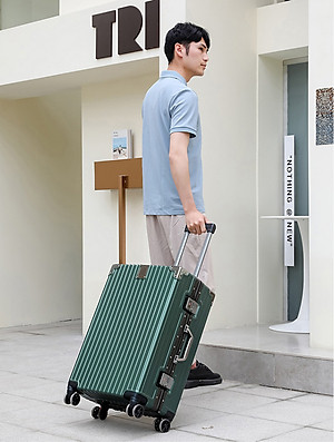Vali Khung Nhôm Vân Nhám Chống Trầy Xước NiceVilla Size 20inch-24inch-29inch