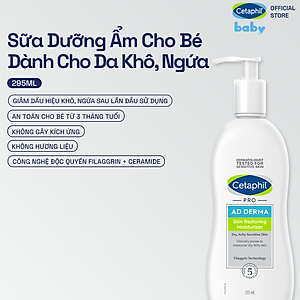 Kem dưỡng ẩm cho viêm da cơ địa Cetaphil Pro AD Moisturizer 295ml