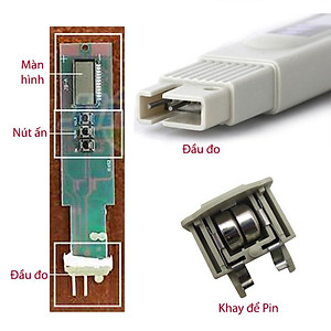 Bút TDS thử nước sạch, Dụng cụ kiểm tra chất lượng nước, độ cứng của nước - Hàng Chính Hãng