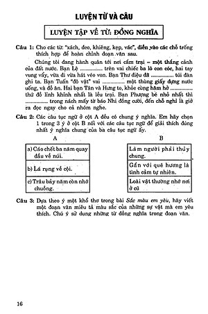 Sách Câu Hỏi Và Bài Tập Trắc Nghiệm Tiếng Việt Lớp 5 Tập 1