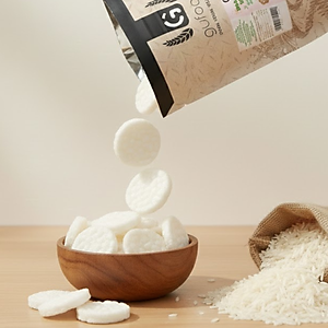 Bánh snack ăn dặm hữu cơ cho bé GUfoods - Thành phần gạo organic, Không gia vị, Dễ Tiêu hoá, Phù hợp cho bé từ 1 tuổi