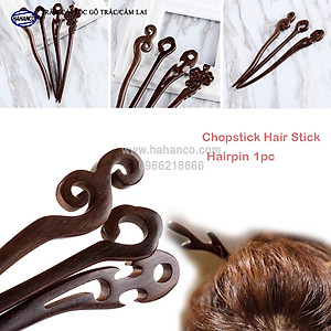 Trâm cài tóc bằng gỗ Cẩm Lai/Trắc (Đủ kiểu dáng) HH600 - phong cách cổ trang, điêu khắc sang chảnh HOT TREND cho nữ  - HAHANCO