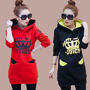 Áo Khoác Nữ Họa Tiết Juicy Thu Đông Dễ Thương AK007 MayHomes