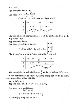 Sách Giải Bài Tập Toán - Đại Số Giải Tích Lớp 12