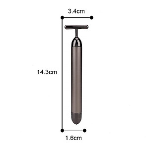 Máy Mát Xa Mặt, Xóa Bọng Mắt Cầm Tay Tặng Kèm Pin AA Rung Mạnh Loại Xịn (Tặng Kèm 1 Móc Khoá) (Official Bilaha)