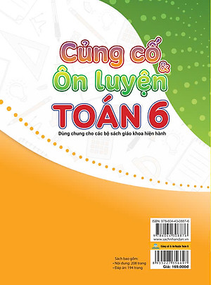 Sách - Củng Cố & Ôn Luyện Toán 6 - Theo chương trình GDPT mới - ndbooks