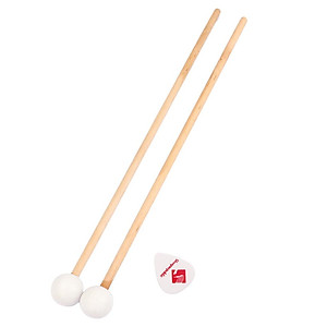 Sunnimix 1 Glockenspiel Đàn Xylophone Đập Nhựa Cứng Nhám Đầu Cái Vồ Gậy Be