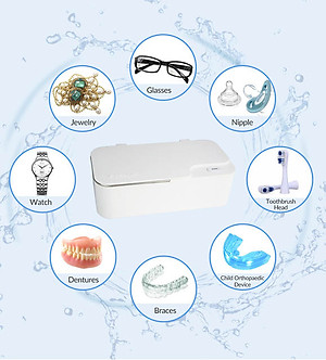 Máy rửa siêu âm GTsonic X1 – dung tích 450ml, thiết bị làm sạch kính mắt, trang sức, đồng hồ cho cửa hàng và tiệm vàng giúp loại bỏ bụi bẩn, dầu mỡ, cặn bám ở những vị trí nhỏ hẹp mà không gây trầy xước.